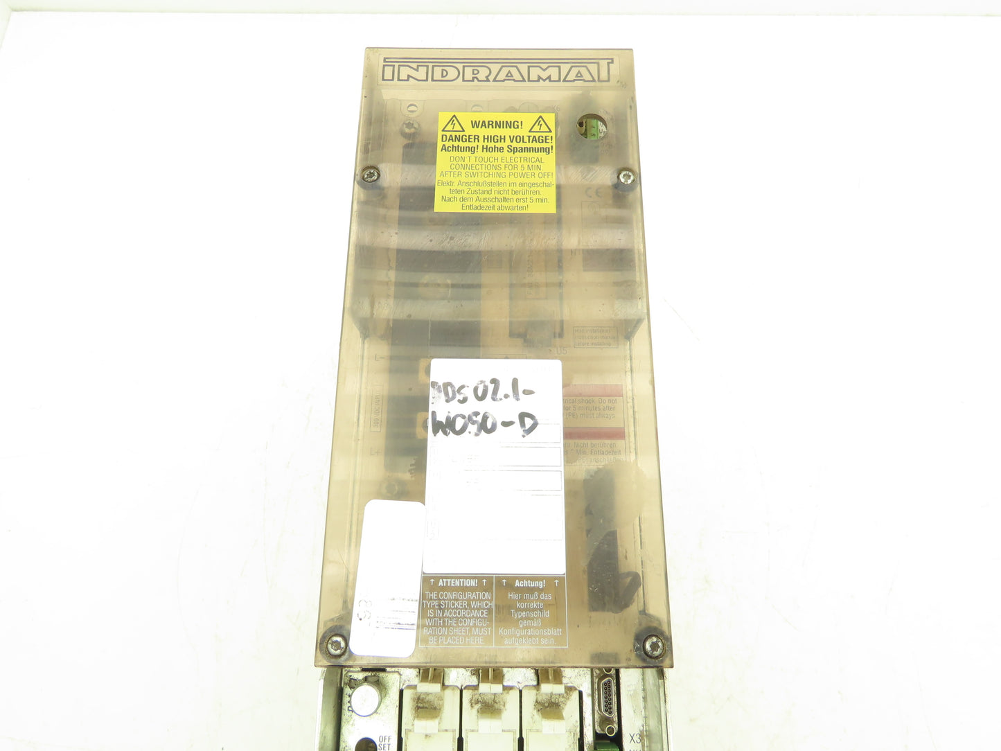 Indramat DDS02.1-W050-D 300VDC Digital AC Servo Controller