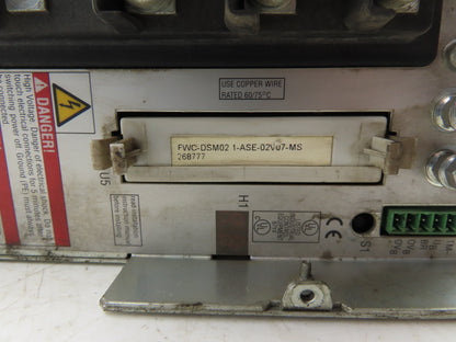 Indramat DDS02.1-A100-D 300VDC Digital AC Servo Controller