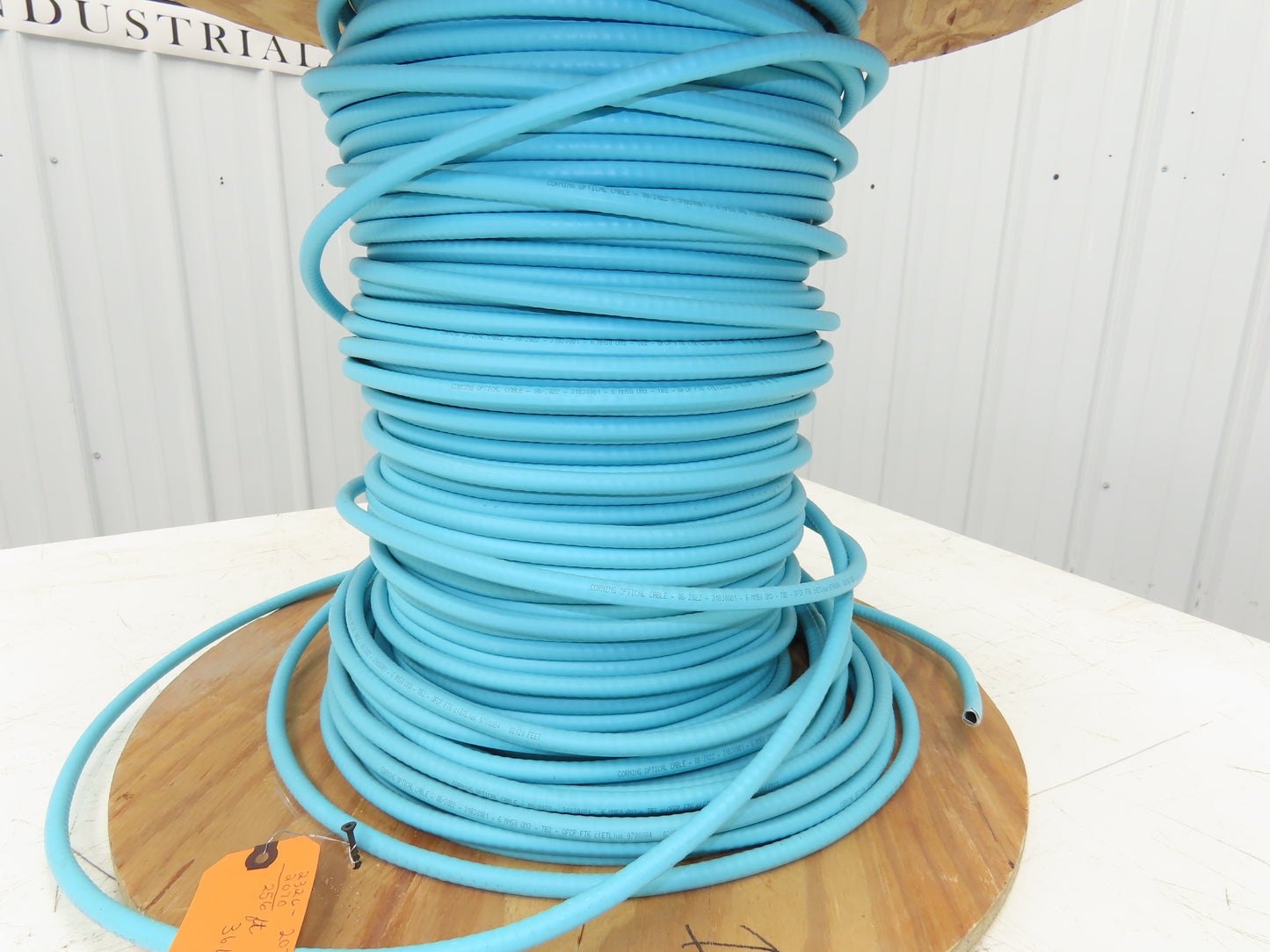 Corning 6-Fiber Optic MIC Tight-Buffered Interlocking Armored Plenum Cable 256'