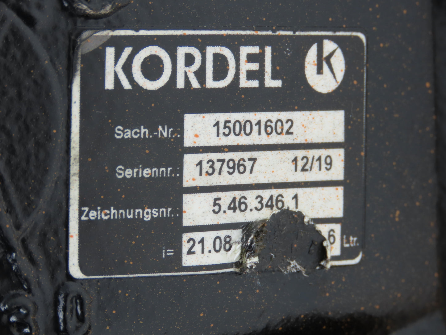 Rico Drive Axel Power Steering Hub Off Rico PLR-100 Platform Lift Truck