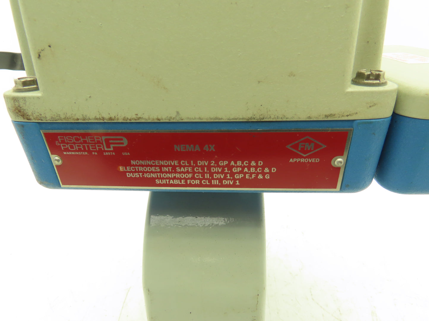 Fischer & Porter 10D14 75EN11PL29KD11KAC1 Magnetic Flow Meter 40mm 161gpm 120V