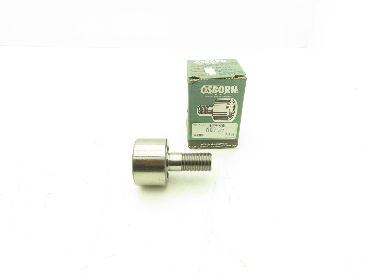 Osborn PLR-2 1/2 Flat Cam Follower Load Runner 2.5" Roller Dia x 1.6875" Width
