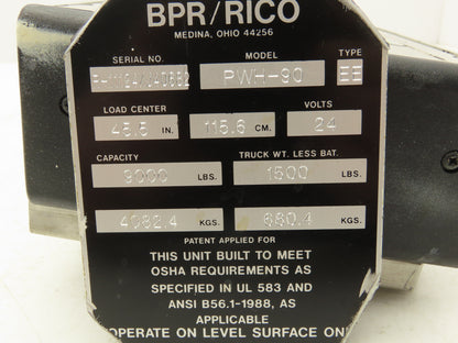 Sevcon 631/40003 Forklift DC Motor Speed Controller 24V Off Rico PWH-90