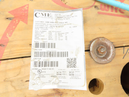 Corning 6-Fiber Optic MIC Tight-Buffered Interlocking Armored Plenum Cable 1720'