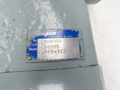 Oilgear VJPFX-3125-35 Hydraulic Spool Valve 4-Port 1" Shaft Drive
