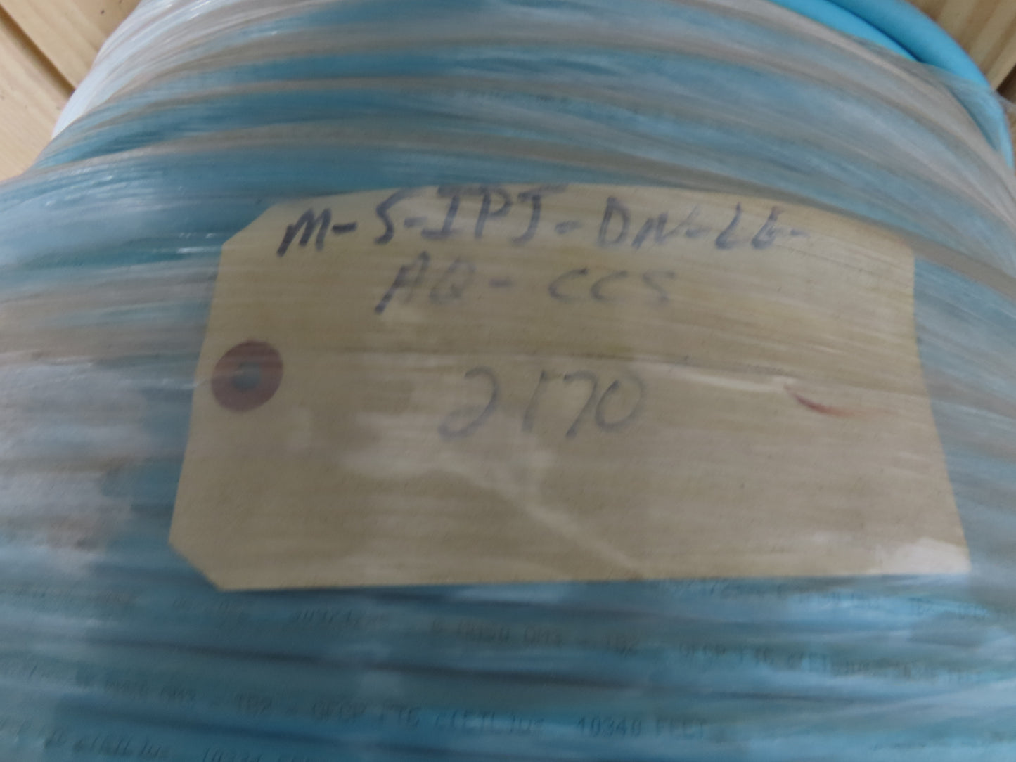 Corning 6-Fiber Optic MIC Tight-Buffered Interlocking Armored Plenum Cable 2170'