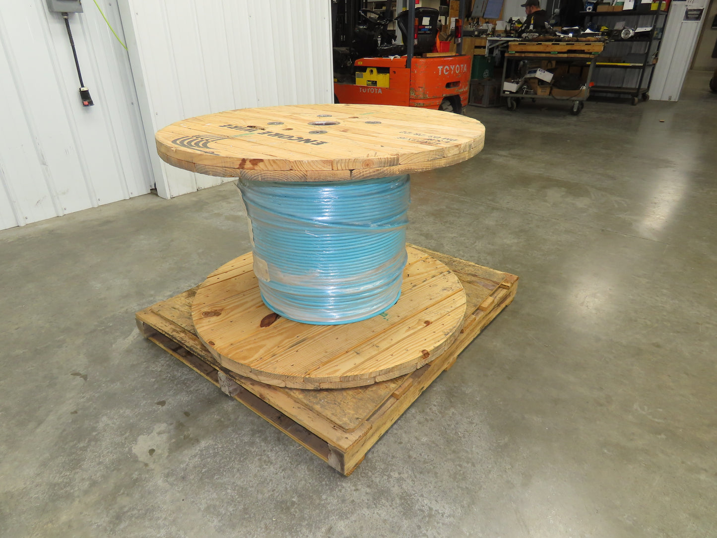 Corning 6-Fiber Optic MIC Tight-Buffered Interlocking Armored Plenum Cable 2170'