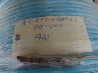 Corning 6-Fiber Optic MIC Tight-Buffered Interlocking Armored Plenum Cable 1900'