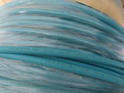 Corning 6-Fiber Optic MIC Tight-Buffered Interlocking Armored Plenum Cable 1900'