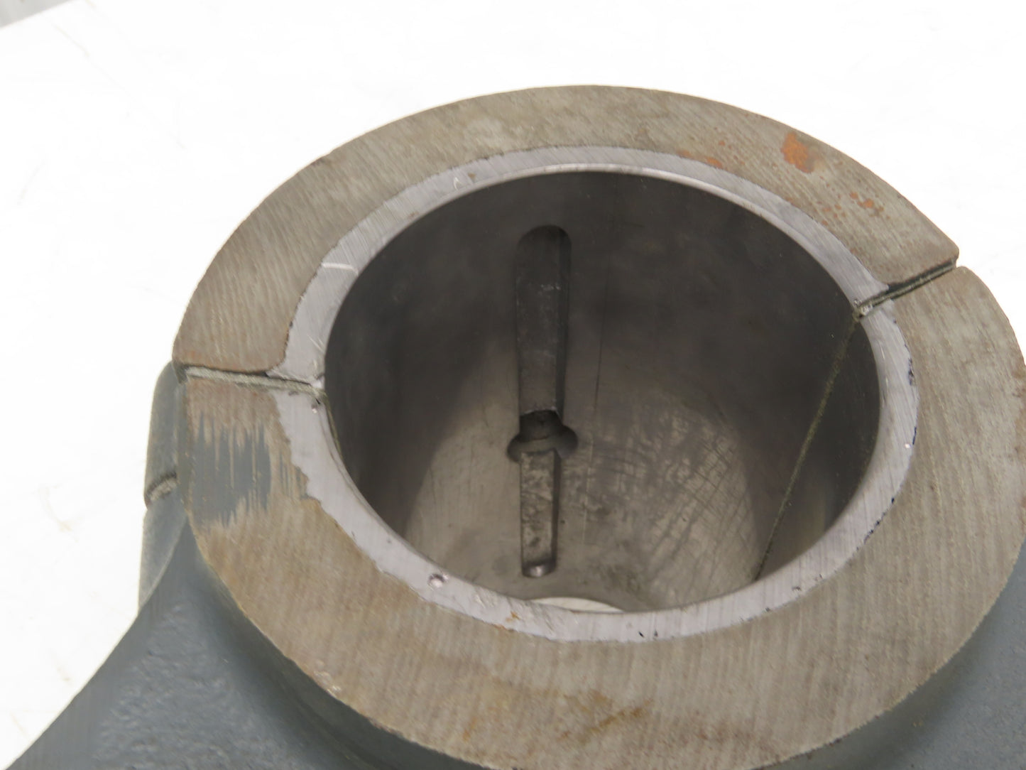 Link Belt 21355 BABB Unit 3-7/16" Babbitted Plain Sleeve Bearing 4 Bolt Cap