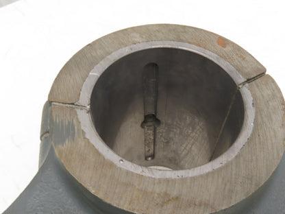 Link Belt 21355 BABB Unit 3-7/16" Babbitted Plain Sleeve Bearing 4 Bolt Cap