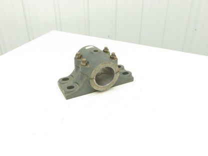 Link Belt 21355 BABB Unit 3-7/16" Babbitted Plain Sleeve Bearing 4 Bolt Cap