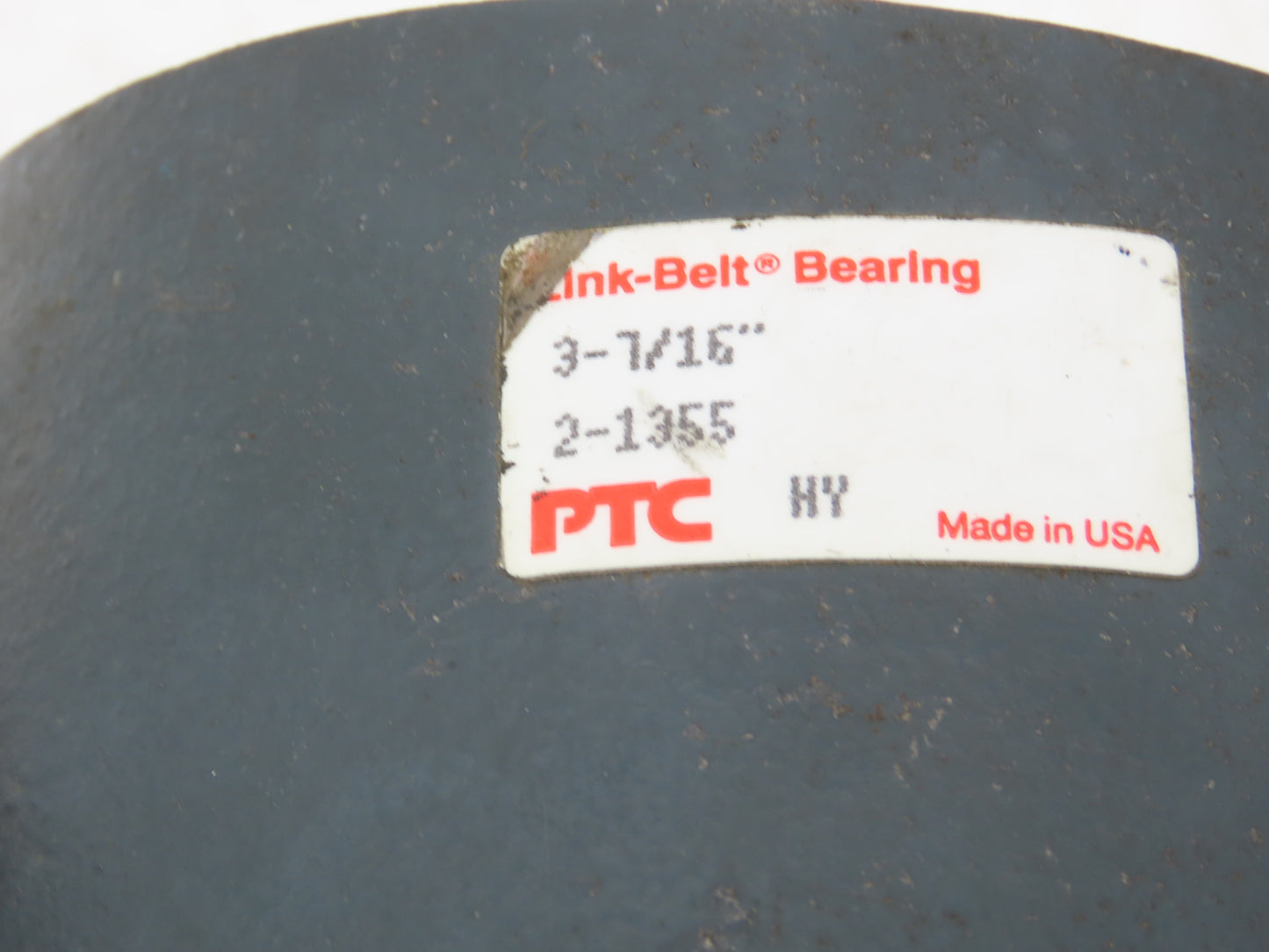 Link Belt 21355 BABB Unit 3-7/16" Babbitted Plain Sleeve Bearing 4 Bolt Cap