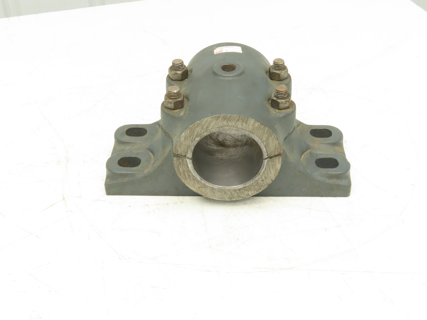 Link Belt 21355 BABB Unit 3-7/16" Babbitted Plain Sleeve Bearing 4 Bolt Cap