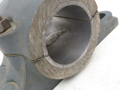 Link Belt 21355 BABB Unit 3-7/16" Babbitted Plain Sleeve Bearing 4 Bolt Cap