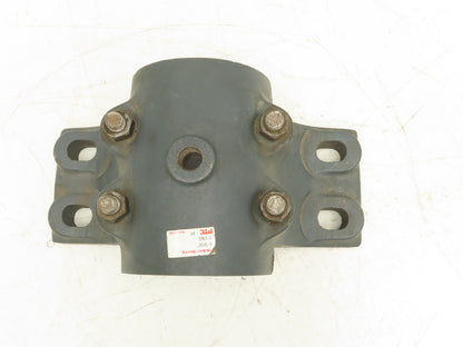 Link Belt 21355 BABB Unit 3-7/16" Babbitted Plain Sleeve Bearing 4 Bolt Cap