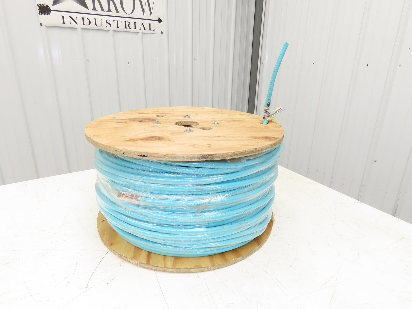 Corning 24-Fiber Optic MIC Tight-Buffered Interlocking Armored Plenum Cable 900'