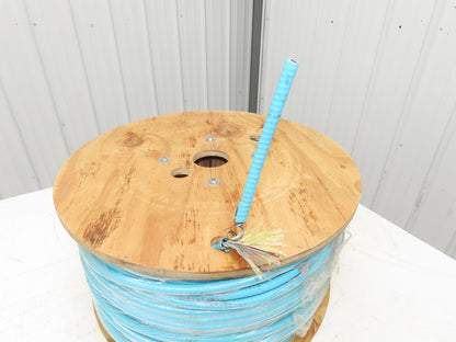 Corning 24-Fiber Optic MIC Tight-Buffered Interlocking Armored Plenum Cable 900'