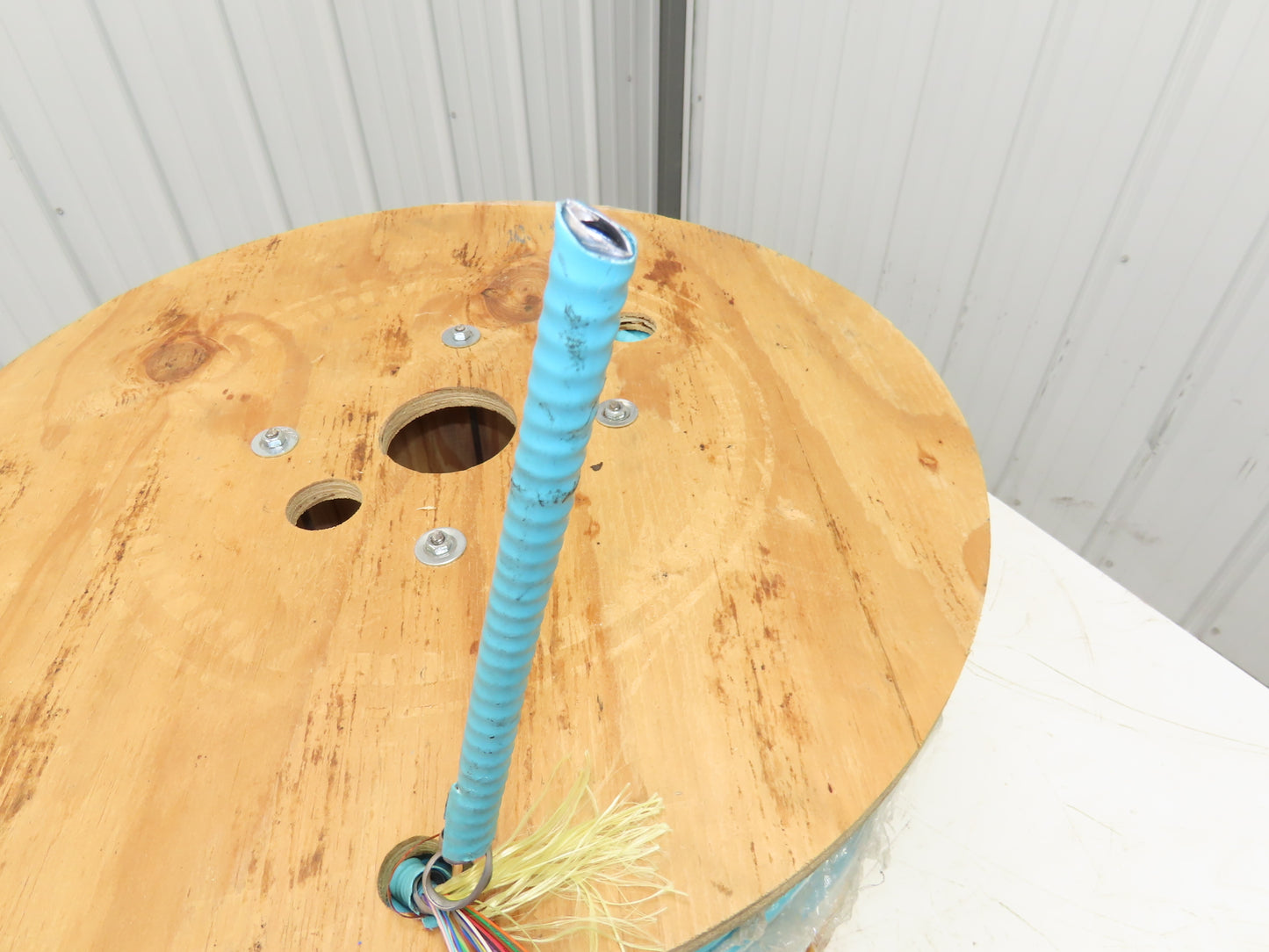 Corning 24-Fiber Optic MIC Tight-Buffered Interlocking Armored Plenum Cable 900'