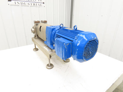 BSA ZE90/02-050-R/SL Sanitary Food Process Gear Pump 2" Tri-Clamp 2.2kw 460V 3PH