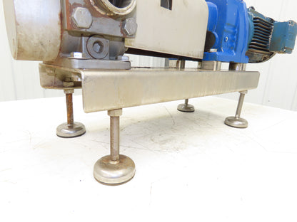 BSA ZE90/02-050-R/SL Sanitary Food Process Gear Pump 2" Tri-Clamp 2.2kw 460V 3PH