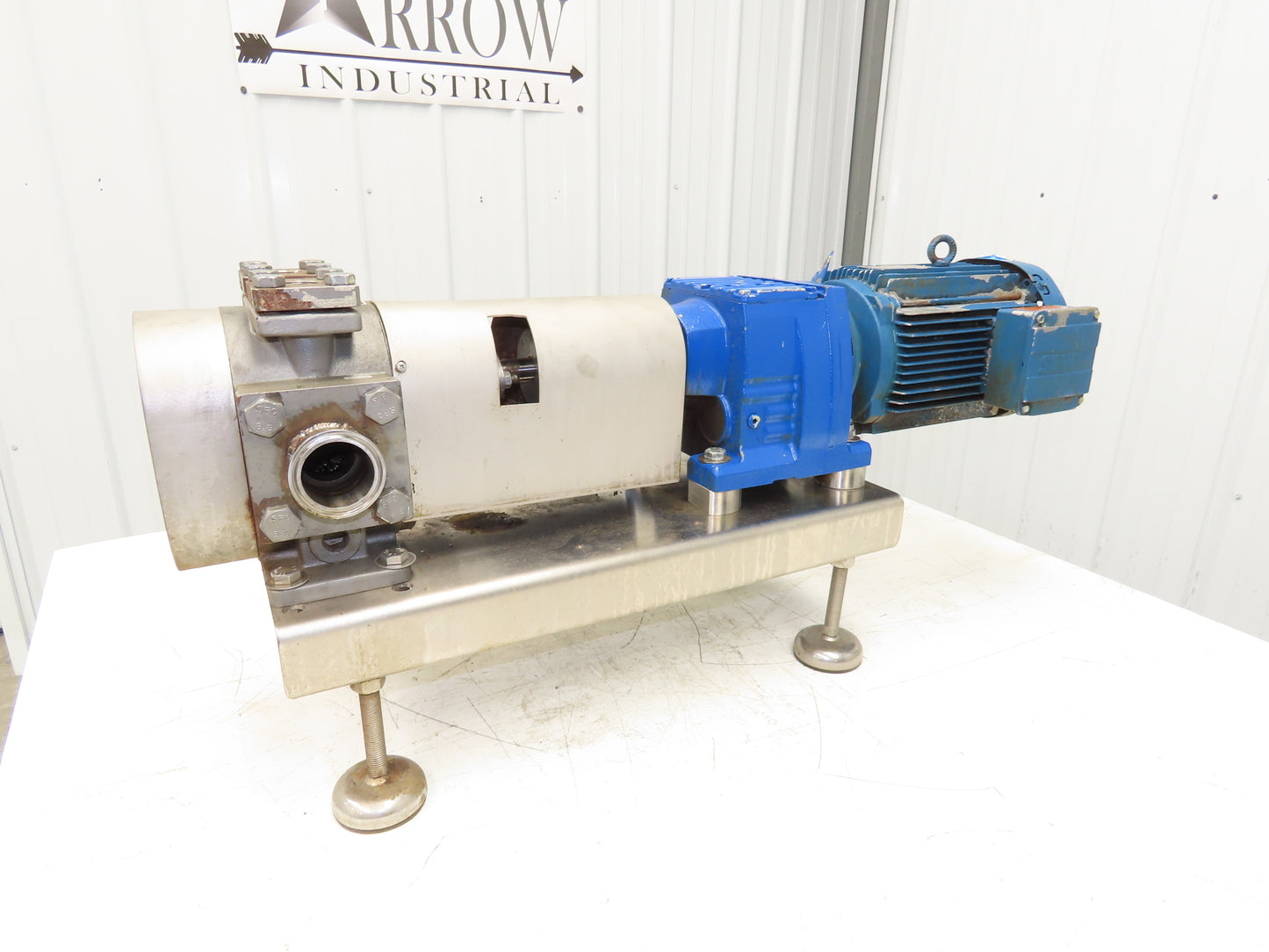 BSA ZE90/02-050-R/SL Sanitary Food Process Gear Pump 2" Tri-Clamp 2.2kw 460V 3PH