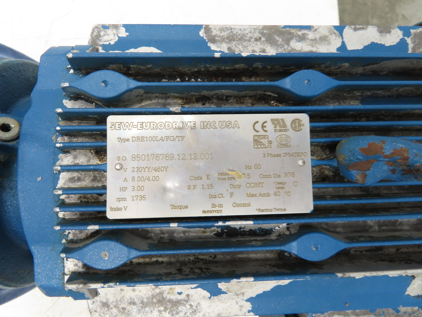 BSA ZE90/02-050-R/SL Sanitary Food Process Gear Pump 2" Tri-Clamp 2.2kw 460V 3PH