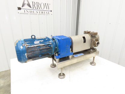 BSA ZE90/02-050-R/SL Sanitary Food Process Gear Pump 2" Tri-Clamp 2.2kw 460V 3PH