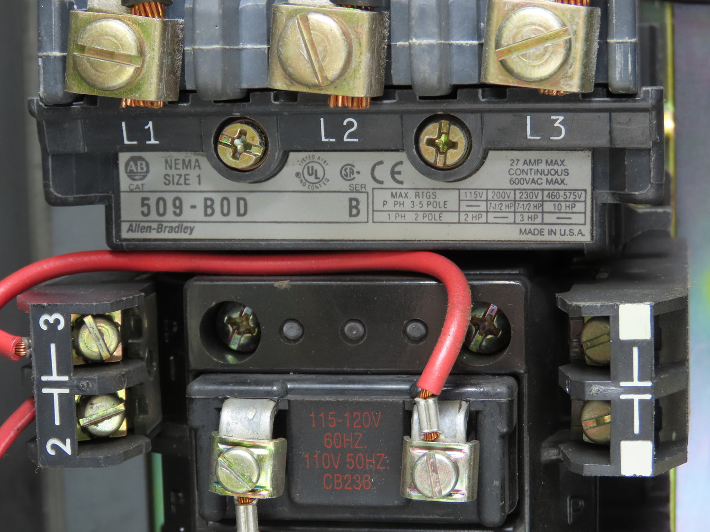 Allen-Bradley 512-BJB-6P-24R Combination Starter Fusible 600V 3PH 10HP