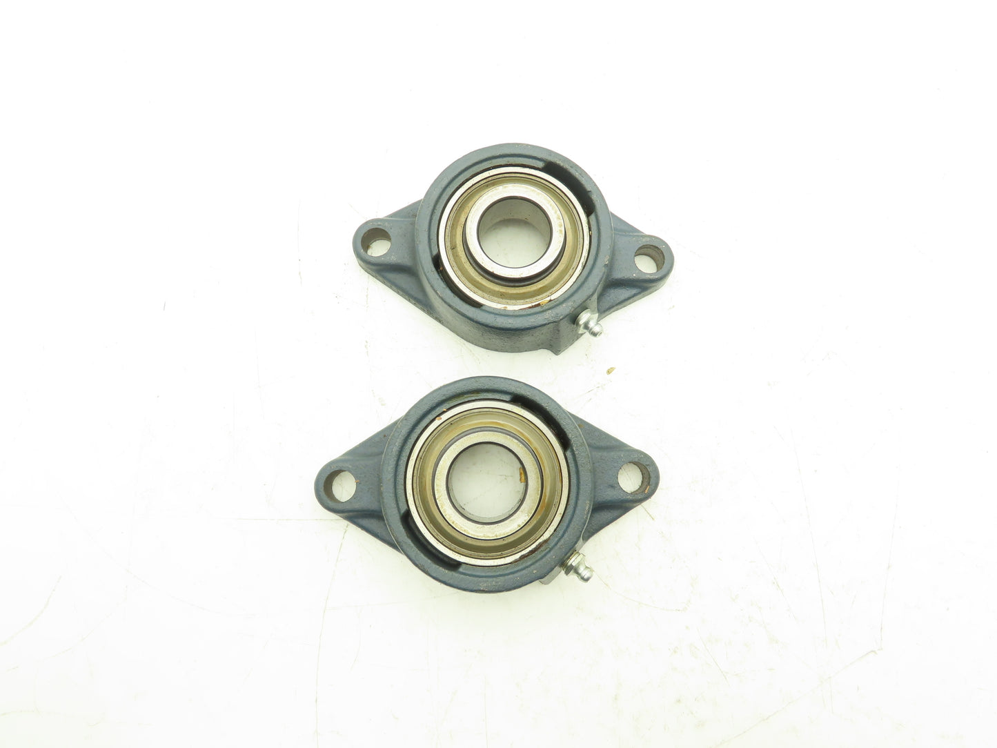 SKF FYT 1-1/4 FM Flange Ball Bearing 2 Bolt 1-1/4" Bore Locking Collar Lot Of 2