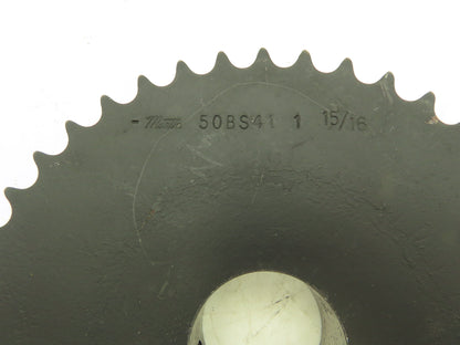 Martin 50BS41 1 15/16 #50 Roller Chain Sprocket 41 Tooth 1-15/16" Bore Keyed