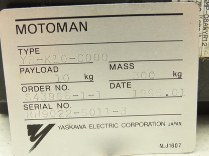 Yaskawa SGMP-08AWYR12 AC Servo Motor 750W 200V 3000RPM