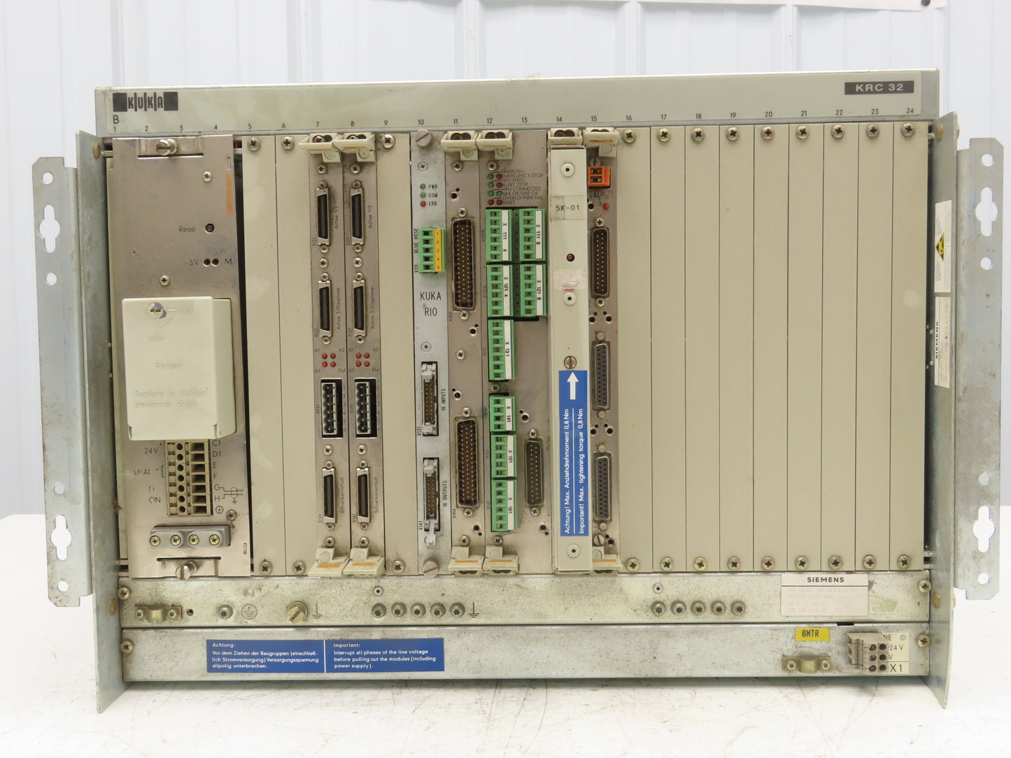 KUKA KRC 32 Robot Controller Servo Drive Pack Robotics Control Module