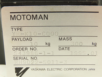 Yaskawa SGMP-15AWYR12 AC Servo Motor 1500 W 200V 7.5 A