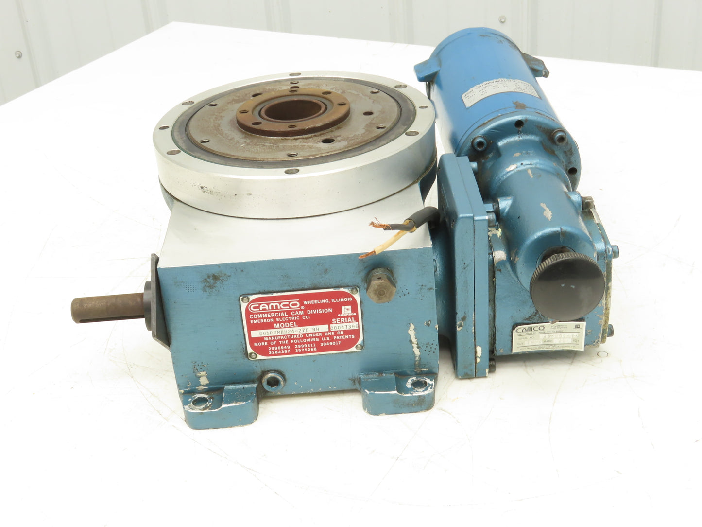 Camco 601RDM8H24-270 RH Rotary Indexer Table 8-Stop 20:1 Reducer 90VDC Drive