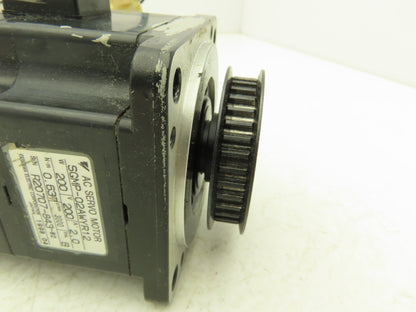 Yaskawa SGMP-02AWYR12 AC Servo Motor 0.2kW 3000rpm 200v 2.0A