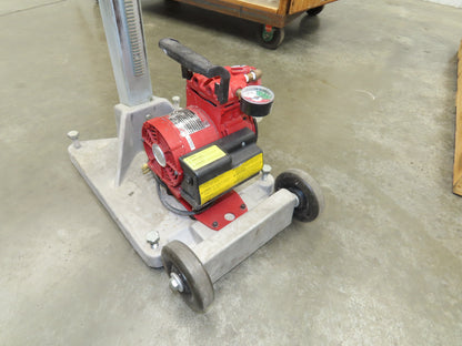 Milwaukee Vac-U-Rig Dymodrill 4096 Coring Motor 2" to 10" Core Bore Stand Set