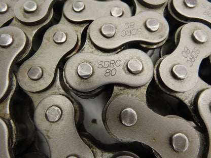 SDRC SDRC 80 # 80 Roller Chain 10 Ft Length w Connecting Links Cotter Pin