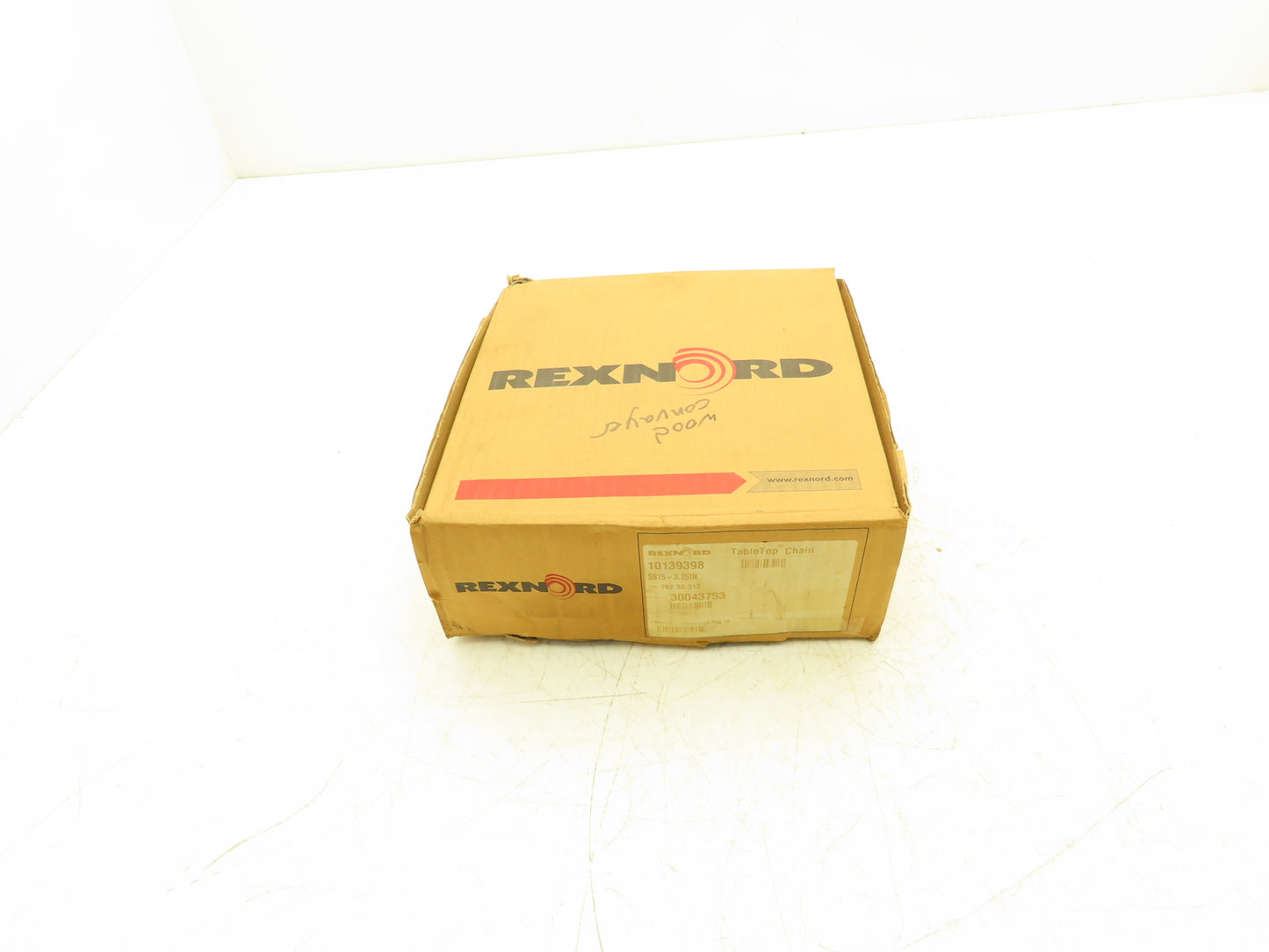 Rexnord S815-3.25IN Table Top Chain 3.25" Wide x10'(3.048 M) Length Carbon Steel