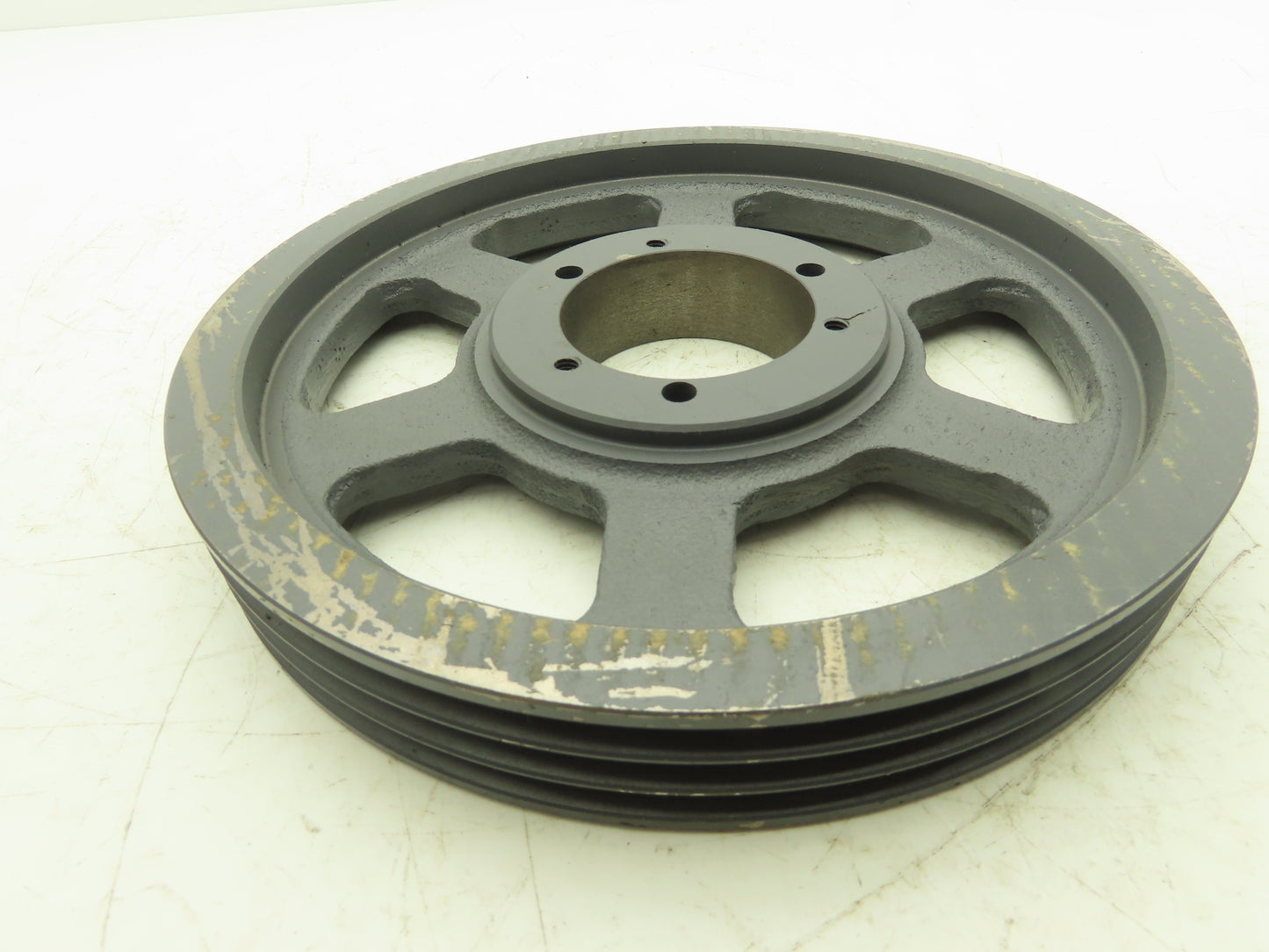 Woods 3V1063 V-Belt Pulley 3V Belt Section 3 Groove 10.6" OD Bushed SK Bushing
