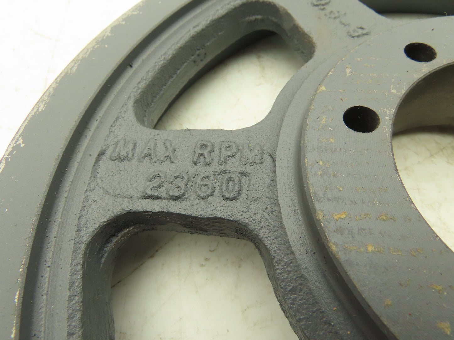 Woods 3V1063 V-Belt Pulley 3V Belt Section 3 Groove 10.6" OD Bushed SK Bushing
