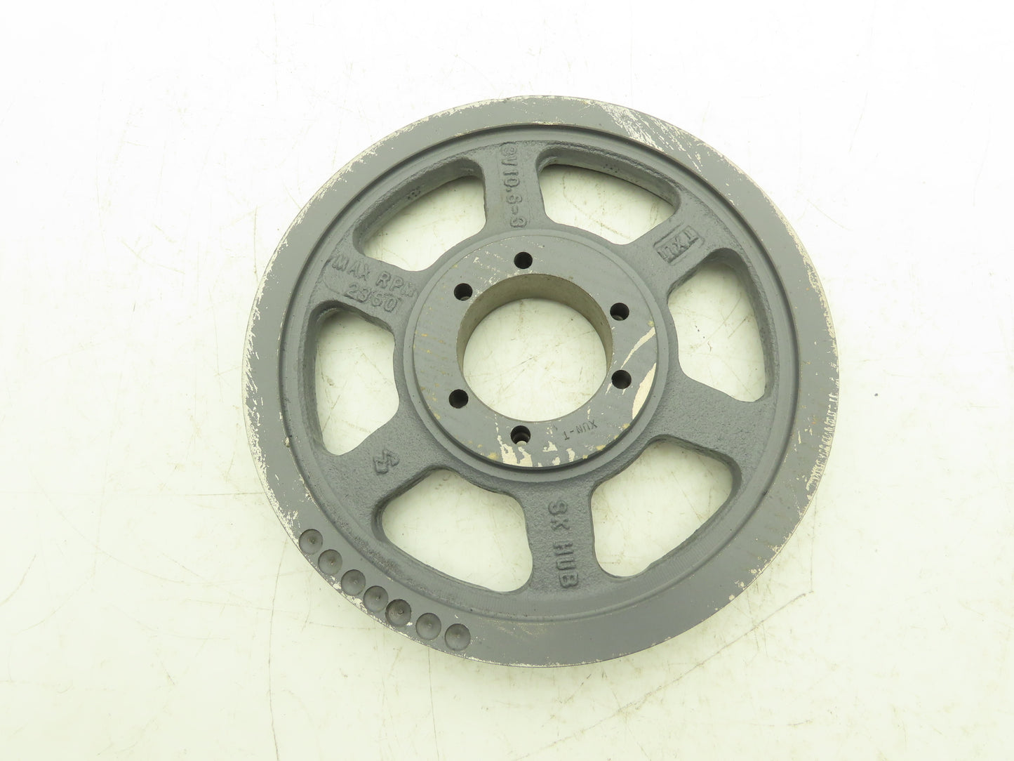 Woods 3V1063 V-Belt Pulley 3V Belt Section 3 Groove 10.6" OD Bushed SK Bushing