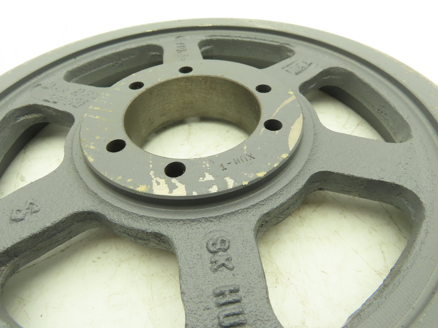 Woods 3V1063 V-Belt Pulley 3V Belt Section 3 Groove 10.6" OD Bushed SK Bushing