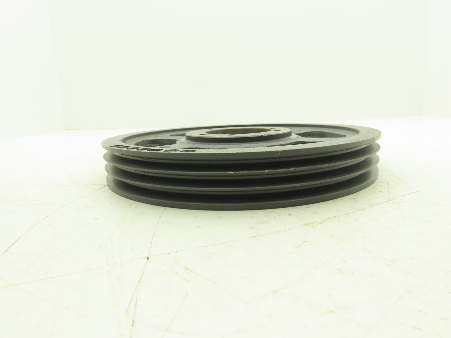 Woods 3V1063 V-Belt Pulley 3V Belt Section 3 Groove 10.6" OD Bushed SK Bushing