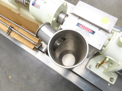 Moyno 6FH4SJM3FAA Progressive Cavity Rotor Pump Sanitary 3Hp 3PH *Bad Stator*