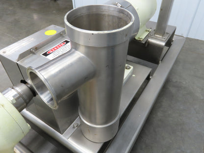 Moyno 6FH4SJM3FAA Progressive Cavity Rotor Pump Sanitary 3Hp 3PH *Bad Stator*