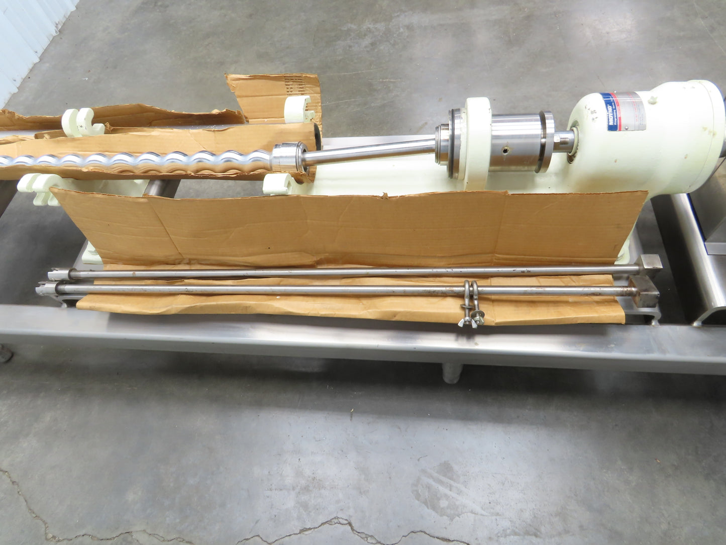 Moyno 6FH4SJM3FAA Progressive Cavity Rotor Pump Sanitary 3Hp 3PH *Bad Stator*