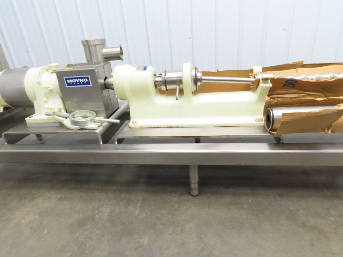 Moyno 6FH4SJM3FAA Progressive Cavity Rotor Pump Sanitary 3Hp 3PH *Bad Stator*