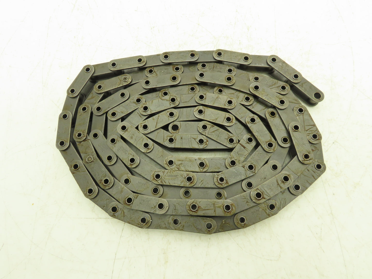 C-2050 Double Pitch Hollow Pin Roller Chain Conveyer 1.25" 10 Ft Length