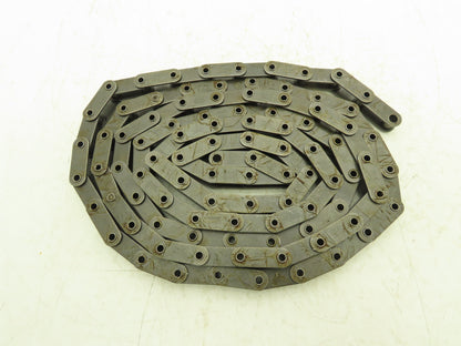 C-2050 Double Pitch Hollow Pin Roller Chain Conveyer 1.25" 10 Ft Length
